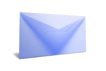 Blue post envelope