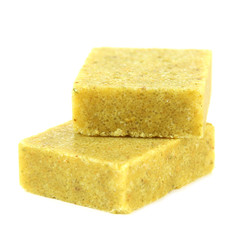 Bouillon cubes, isolated on white