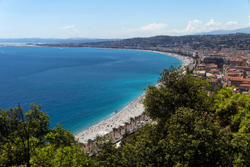 Nice - France , Cote d Azur, Panorama View