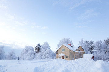 Winter landscape Sweden