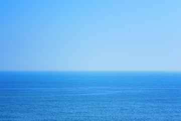 Blue sea and sky