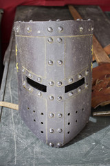 Medieval helmet iron