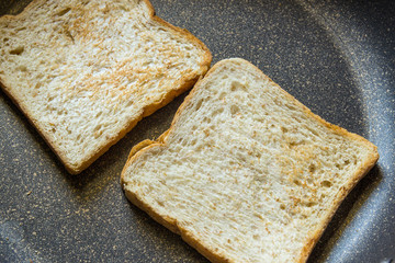 bread in the pan