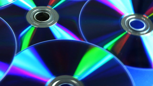DVD discs rotating - loopable
