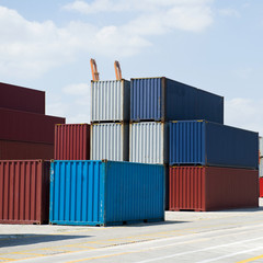 Fototapeta premium cargo containers