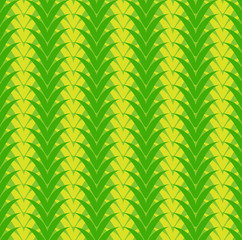 Seamless pattern with vegetable green.