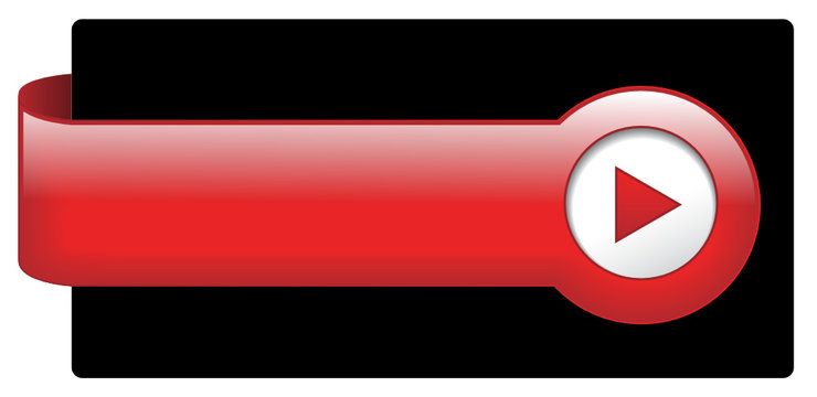 Red Web Button (banner badge icon symbol blank template vector)