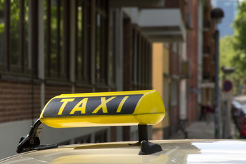 Taxi sign