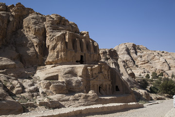 Fototapeta premium The city of Petra in Jordan