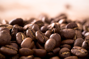 Coffee beans background