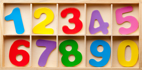 Numbers in a box