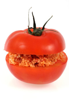 Tomate farcie au taboul&eacute;