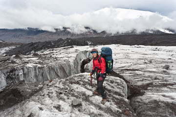 Fototapeta premium Trekking na Kamczatce.