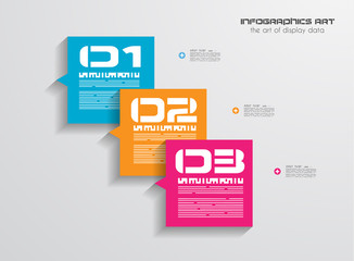 Obraz premium Koncepcja infografiki do wyświetlania danych w stylowy sposób.