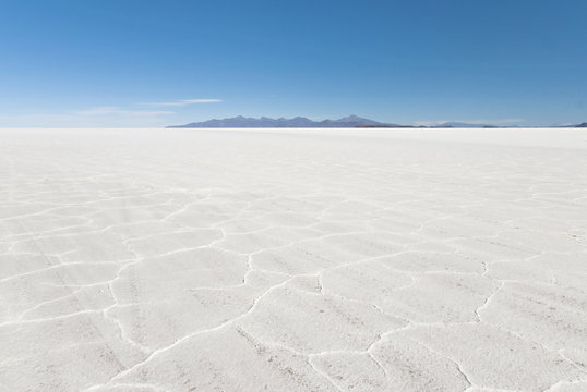 Salt desert, Salar de Uyuni in Bolivia.