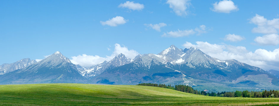 High Tatras (Slovakia) Spring View.