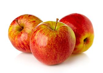 Three fresh ripe apples
