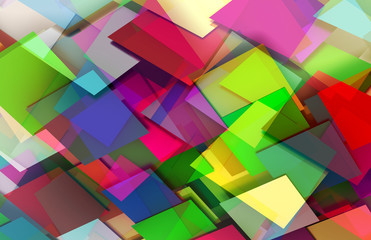 Colorful Squares Background