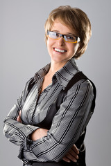 Portrait of the successful business woman