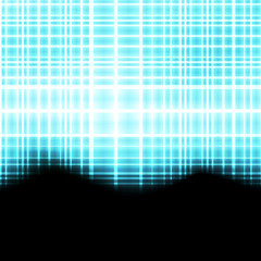 Abstract blue neon background vector template