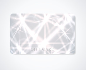 Business / Discount / Gift card template. Stars background