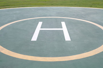 Heliport for helicopter