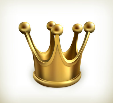 Gold crown icon