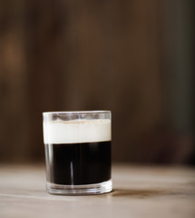 Calypso Coffee in a rustic bar