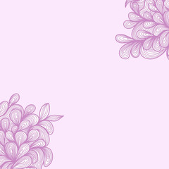 Abstract floral background pink