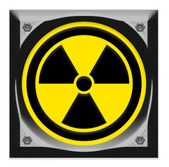 Obraz premium symbols of radiation