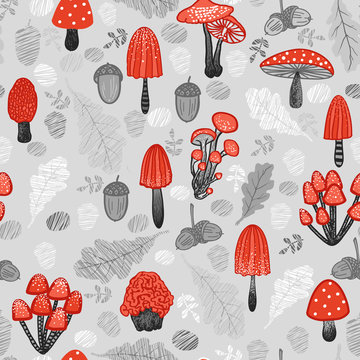 Mushroom background