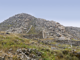 The Temple Island of Delos Greece