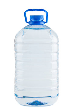 Big plastic bottle of fresh water