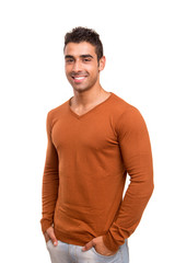 Obraz premium Smiling guy posing