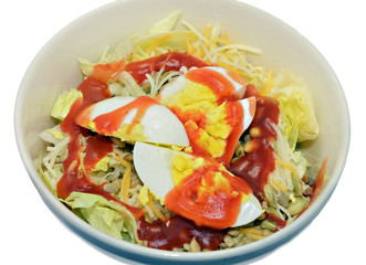 Salad with Dressing