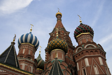 Fototapeta na wymiar St. Basil Cathedral, Red Square, Moscow