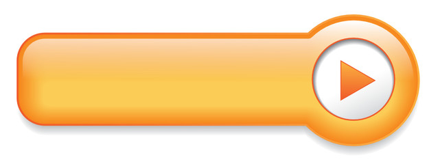 Obraz premium Orange Web Button (sign badge icon symbol blank template vector)