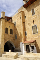 Fototapeta na wymiar Mar klasztor hostel Saba, Izrael.
