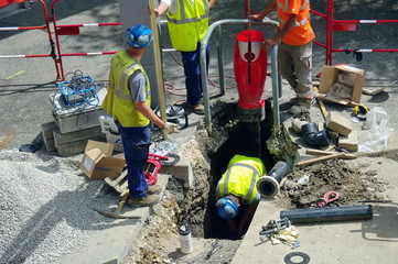 réfection des canalisations