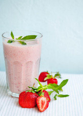 Milk - berry cocktail