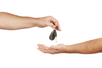 Handing over keys