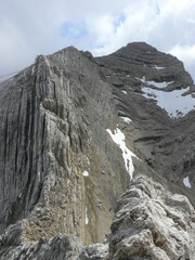 via ferrata dans les Dolomites
