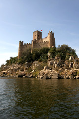 Almourol Castle in Portugal