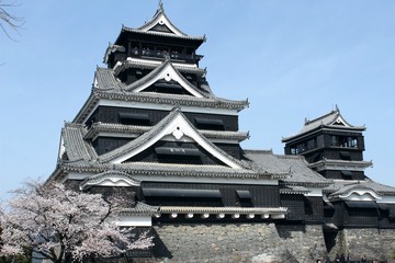 春の熊本城