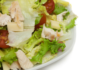 mediterranean salad closeup