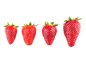 Four Strawberries