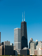 Fototapeta premium Hancock Building and Chicago Skyline