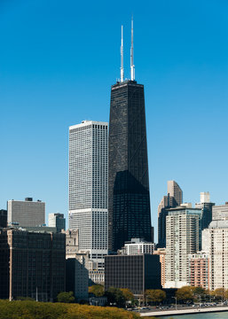Hancock Building and Chicago Skyline
