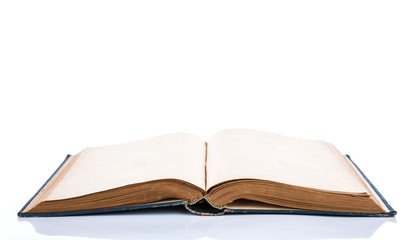 Vintage book isolated on white background