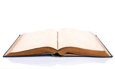 Vintage book isolated on white background